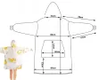 Топъл суичър 2в1 одеало с качулка oversize, снимка 7