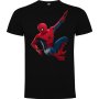 Нова детска тениска СпайдърМен (Spider-Man) в черен цвят