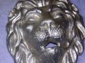 Стара КРАСИВА СРЕБРИСТА МЕТАЛНА ЛЪВСКА ГЛАВА БАРЕЛЕФ ФМОГО ЕФЕКТНА За УКРАСА на ПОРТА КОЛЕКЦИЯ 42746, снимка 9
