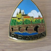 Метална значка от Прага, Чехия, снимка 2 - Други ценни предмети - 43232887