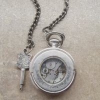 Сребърен часовник , снимка 2 - Колекции - 40240775