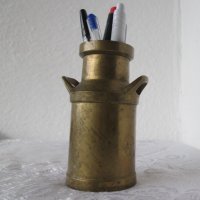 Моливник гюм, гюмче метал съд ваза, снимка 8 - Други - 32358489
