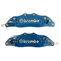 метални капаци за спирани апарати Brembo Брембо комплект 2 броя сини, снимка 2 - Аксесоари и консумативи - 35466352