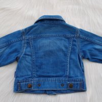 Детско дънково яке H&M 9-12 месеца, снимка 2 - Бебешки якета и елеци - 40617407