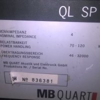 MB QUART QL SP1 GERMANY-12OW/4OHM-ВНОС шВЕИЦАРИЯ, снимка 14 - Тонколони - 26251141
