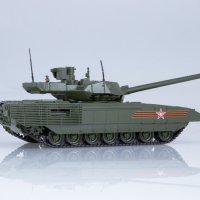Танк Т-14 Армата Русия 2014 - мащаб 1:43 на Наши Танки модела е нов в блистер, снимка 3 - Колекции - 43967443