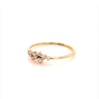 Златен дамски пръстен 1,03гр. размер:56 14кр. проба:585 модел:16595-3, снимка 2 - Пръстени - 40633002