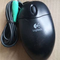 Кабелна мишка 3 бутона за настолен компютър с PS/2, снимка 1 - Клавиатури и мишки - 43323880