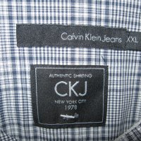 Риза CALVIN KLEIN  мъжка,Л-ХЛ, снимка 1 - Ризи - 37953298
