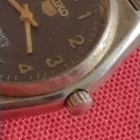Колекционерски часовник SEIKO AUTOMATIC 21 JEWELS няма заден капак работи иска почистване 41760, снимка 4 - Антикварни и старинни предмети - 43786664
