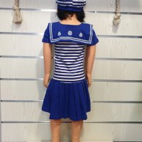 Нова детска класическа моряшка рокля, от 9 месеца до 6 години, снимка 12 - Детски рокли и поли - 29030352
