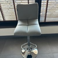 Бар стол Largo gray хром + безплатна доставка и гаранция, снимка 1 - Столове - 43157871