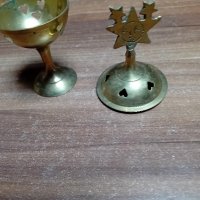 бронзово  кандило, снимка 2 - Антикварни и старинни предмети - 44100919