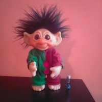 Играчка Кукла Трол Troll Clown Thomas Dam Denmark 1977 9", снимка 6 - Колекции - 43674043