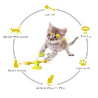 Забавна и възпитателна въртяща се играчка за котки, снимка 4 - За котки - 42972885