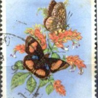 Клеймована марка Фауна Пеперуди 1982 от Гана, снимка 1 - Филателия - 32279293