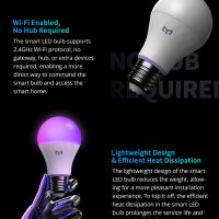 Yeelight Интелигентна LED Крушка W4 Lite, снимка 16 - Лед осветление - 44030807