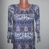 Шарена блузка, L размер, снимка 1 - Блузи с дълъг ръкав и пуловери - 28485012