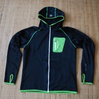 Ortovox fleece merino wool поларено яке Мъжко L горнище качулка полар, снимка 1 - Спортни дрехи, екипи - 38183206