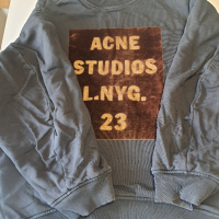 Acne studios oversize сив пуловер S, снимка 6 - Блузи с дълъг ръкав и пуловери - 44861068