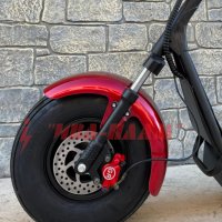Електрически скутер ’Harley’ 1500W 60V+LED Дисплей+Преден LED фар+Bluetooth+Аларма+Мигачи и габарити, снимка 11 - Мотоциклети и мототехника - 36418268