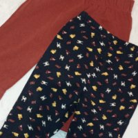 Комплект есенно-зимни панталони, 68см., снимка 1 - Панталони и долнища за бебе - 37970118