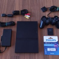 PlayStation 2 Slim + над 9000 игри * Подходящ за Подарък * PS2 *, снимка 1 - PlayStation конзоли - 32531994