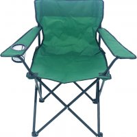 Стол за къмпинг, рибарски стол, тъмнозелен