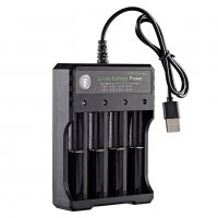 Зарядно USB Charger 18650-04U за 4 батерии 18650 Li-Ion батерии, снимка 5 - Друга електроника - 37762071
