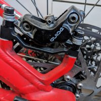 Спирачки Sram Guide R, четирибутални с метални накладки MTB, снимка 2 - Части за велосипеди - 39612360