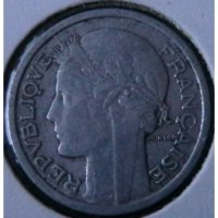 1 франк 1948 В, Франция, снимка 2 - Нумизматика и бонистика - 28436472