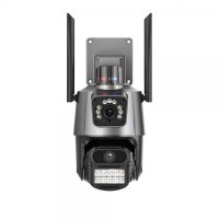 x6 ZOOM PTZ Двойна IP камера 8mp С ДВЕ АНТЕНИ цветно нощно виждане WIFI, ICSEE, снимка 1 - IP камери - 43412168