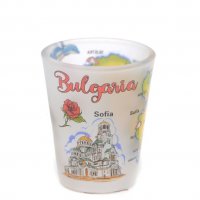 Чашка за ракия, България, Стъклена, снимка 2 - Български сувенири - 37770290