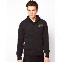 g-star pippen shawl collar knit - страхотен мъжки пуловер, снимка 1 - Пуловери - 27643200