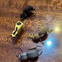 Изкуствени бръмбари за риболов на кефал, снимка 6 - Такъми - 33535511