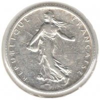 France-1 Franc-1911-KM# 844-Silver, снимка 2 - Нумизматика и бонистика - 36682605