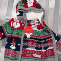 Коледна жилетка от Англия 18-24м, снимка 3 - Детски пуловери и жилетки - 43153095