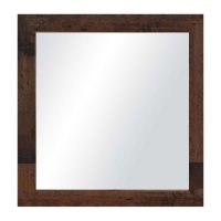 Квадратно огледало с дървена рамка, снимка 1 - Огледала - 40735067
