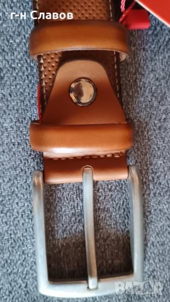 Дизайнерски колан, телешка кожа., снимка 1