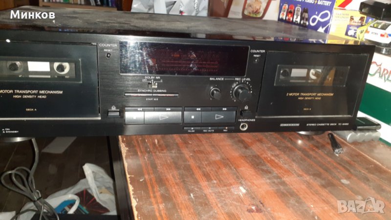 Двукасетен дек Sony TC-W490, снимка 1