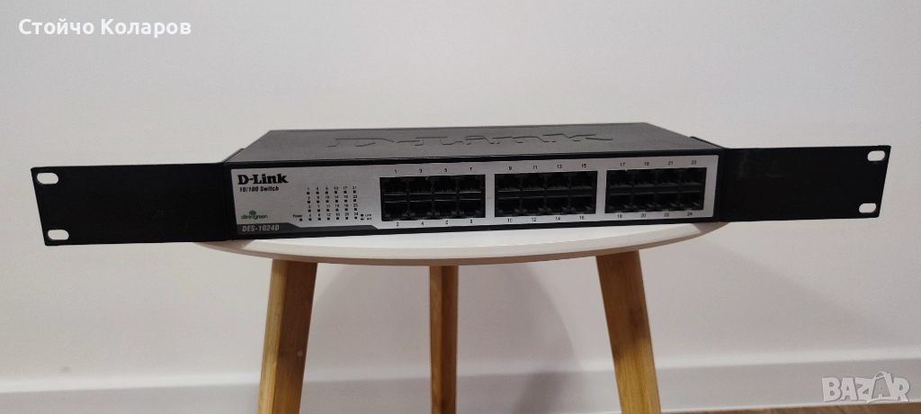 Суич D-Link DES-1024D/E, 24 портов 10/100, Desktop, rack mount, снимка 1
