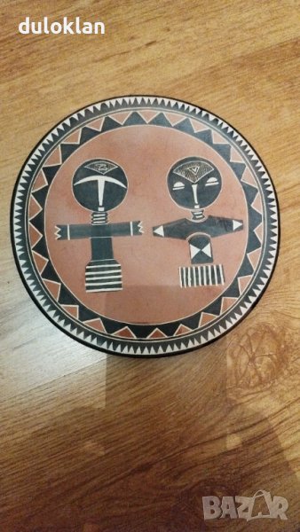 Красива керамична  чиния за стена от  Южна Америка., снимка 1