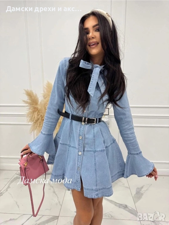 Хит дънкова рокля , снимка 1