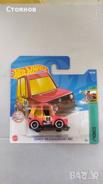 Hot Wheels Tooned Volkswagen Golf MK1, снимка 1