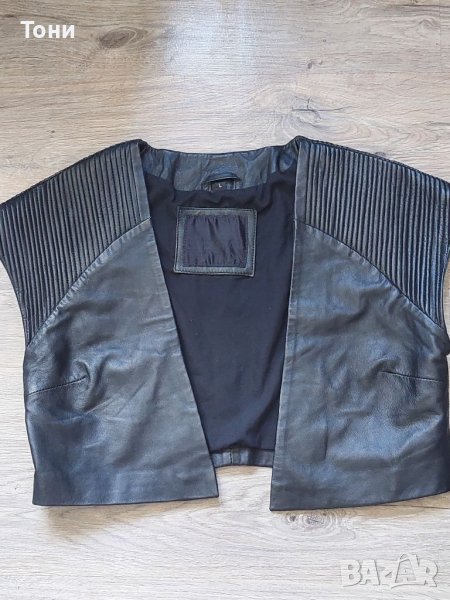 Дамски елек естествена кожа , снимка 1