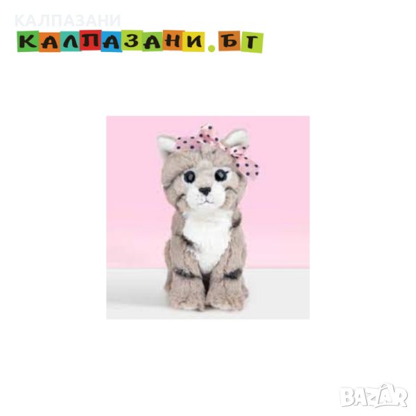 Плюшено коте с панделка, Бети Бол 6245-2, снимка 1