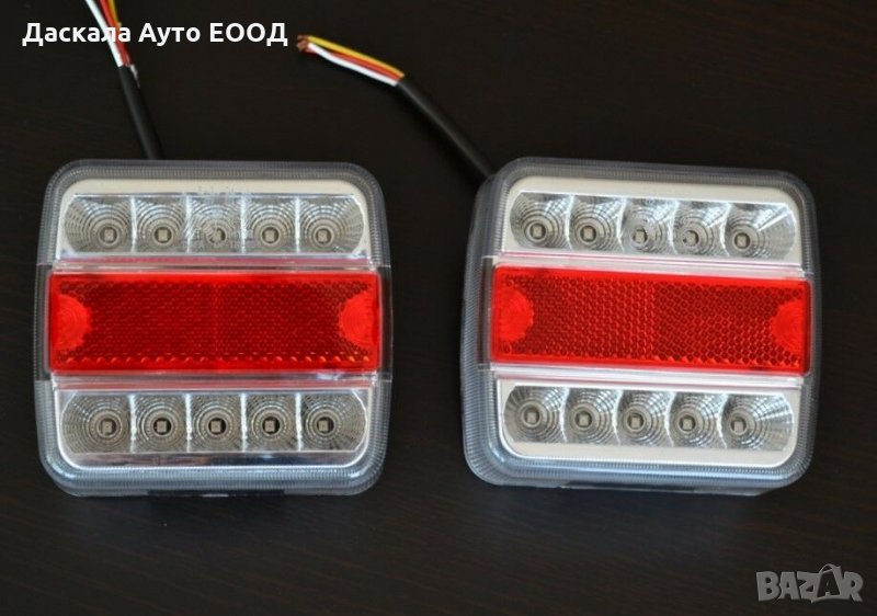 1 бр. ЛЕД LED комбинирана задна светлина стопове 12-24V , TRL004 , снимка 1