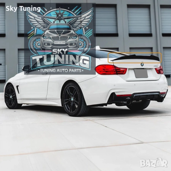 BMW F36 4 Series лип спойлер капак багажник бмв Ф36 4 серия, снимка 1