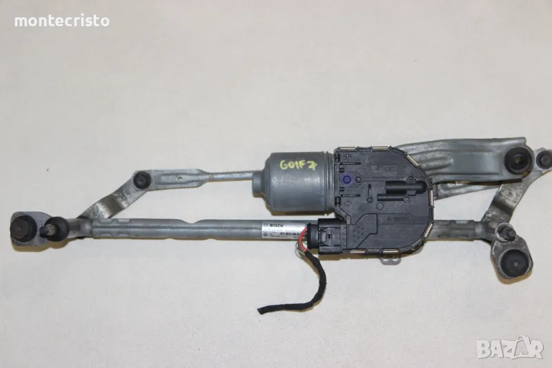 Моторче чистачки механизъм VW Golf 7 (2013-2017г.) мотор предни чистачки 5G1955023C / 5G1955119A, снимка 1