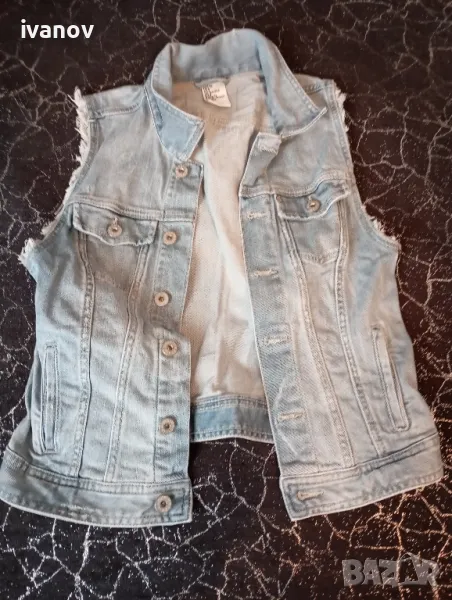 Детски дънков елек H&M, снимка 1